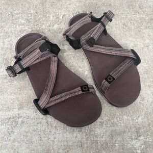 Xero Shoes Z-Trek Womens Size 8 Barefoot Minimalist Hiking Sandals Dusty Rose